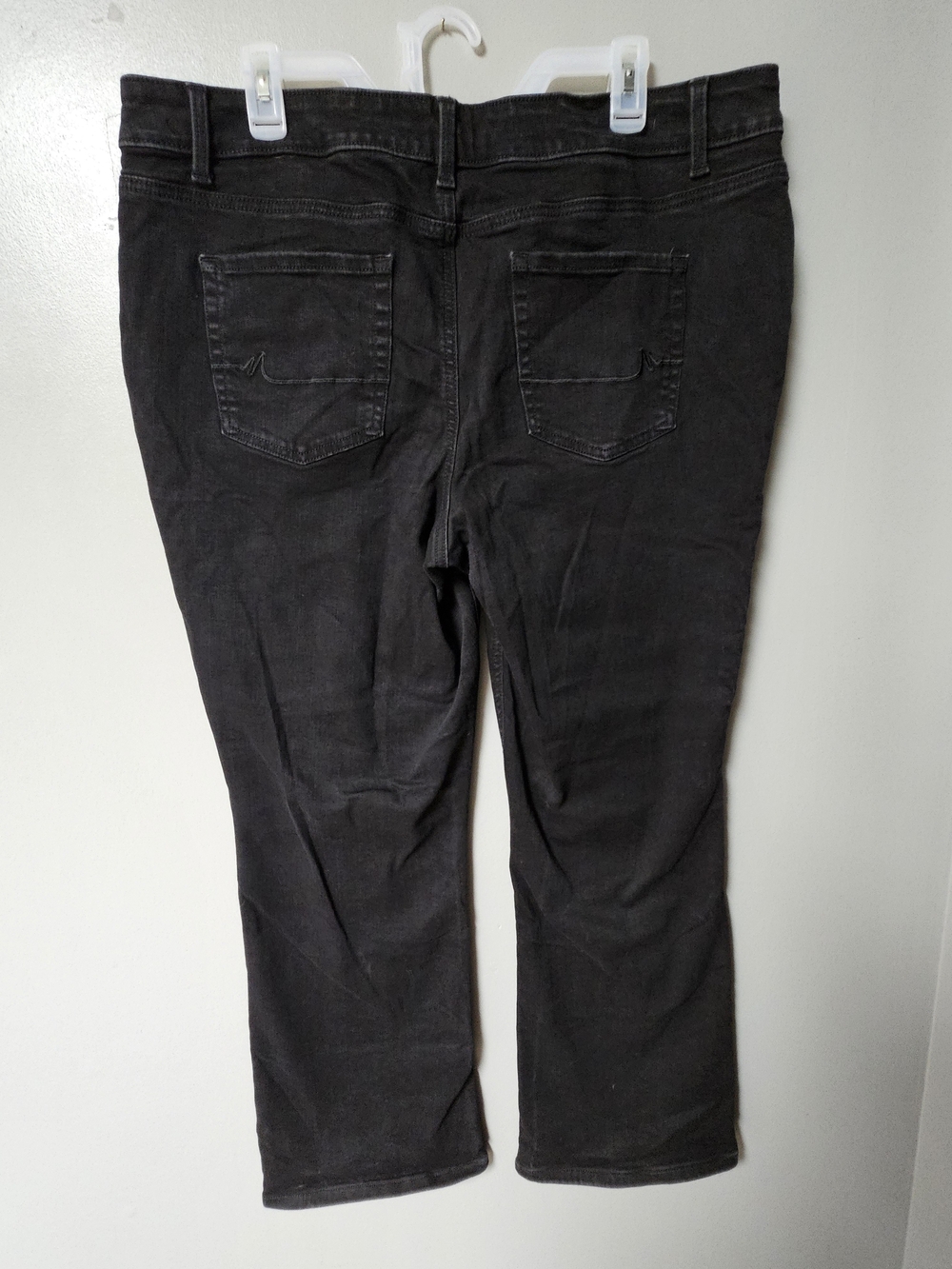 Maurices Women's Black Boot Cut Jeans 18 SHORT - Picture 2 of 5